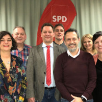 Der neue Vorstand der SPD Seukendorf/Hiltmannsdorf: Arzu Rocholl, Erwin Zogel, Sebastian Rocholl, Jörg Werpel, Oktay Alatali, Silke arlj, Gerlind Böhm (abwesend: Sarah Wrede, Ingrid Wrede)