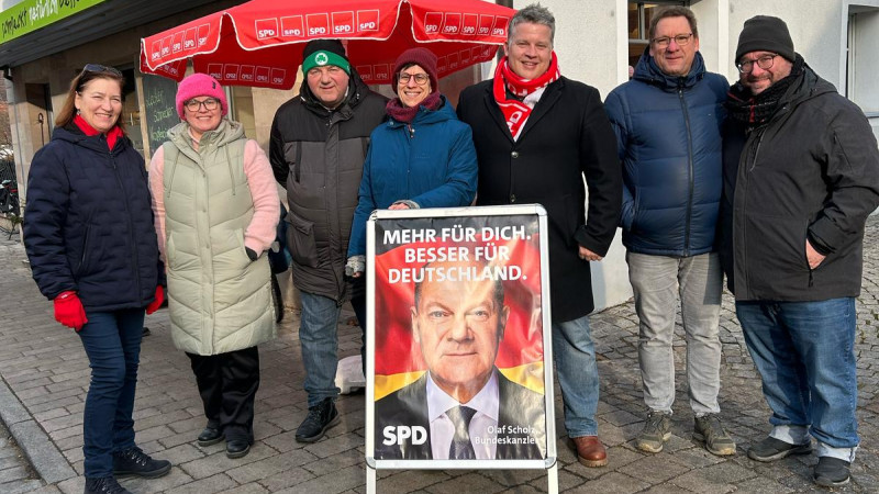 Carsten mit uns auf Wahlkampf